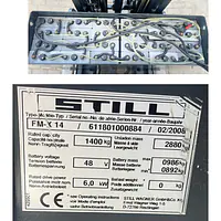 STILL Reach Truck 1.4 ton - Master