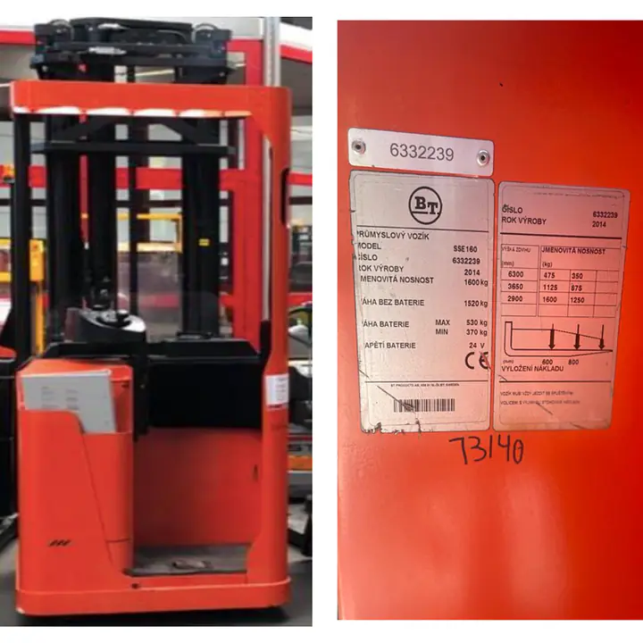 BT Electric Stacker 1.6 ton - Master