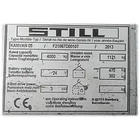 STILL Order Picker 4 ton - Master