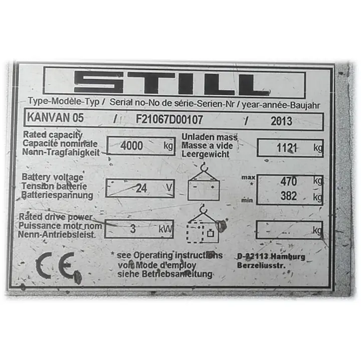 STILL Order Picker 4 ton - Master