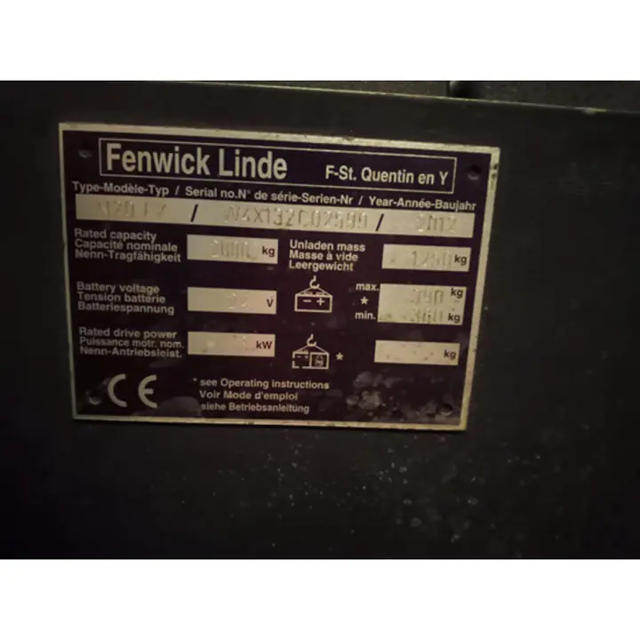 Linde Order Picker 2 ton - Master
