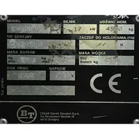 BT Forklift 5 ton - Master
