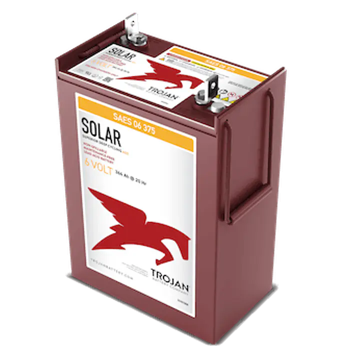Solar SAES 06 375 6V AGM Battery - Master